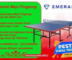 Rental sewa tenis meja pingpong